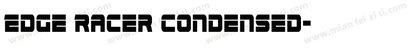 Edge Racer Condensed字体转换